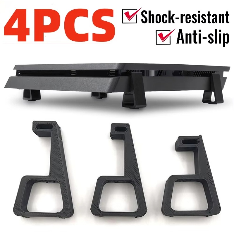 Gaming Console Design - 4Pcs Cooling Horizontal Holder For PS4/Pro/Slim