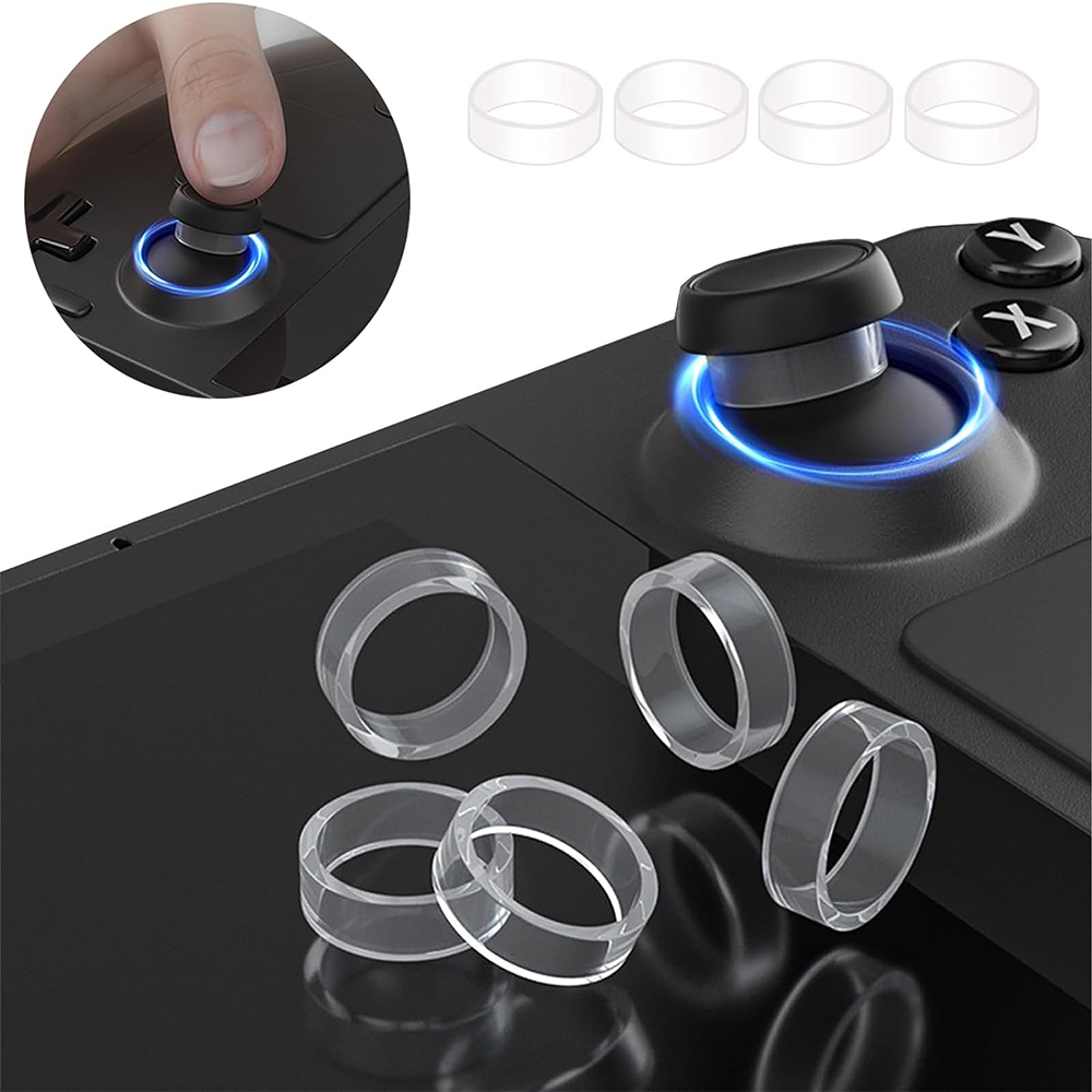 Gaming Console Design - 8pcs Elastic Protective Joystick Rubber Ring