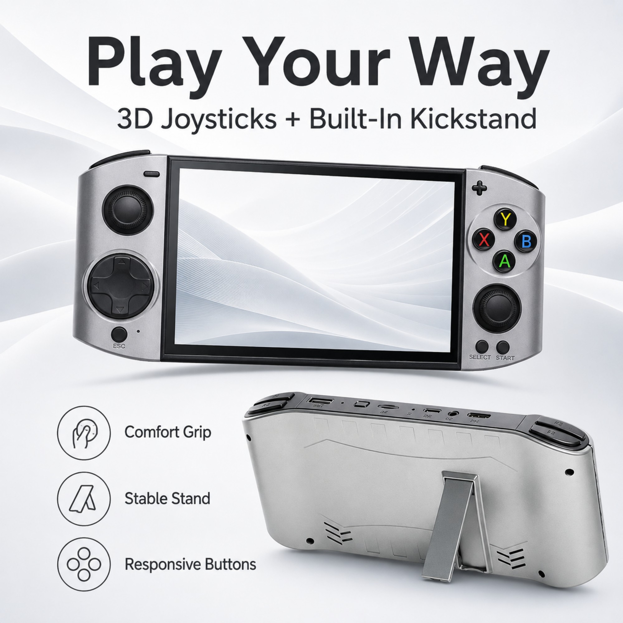 09 Ultra 5.1 Inch OLED Handhel - đánh giá và giá Gaming Console Retro Handheld
