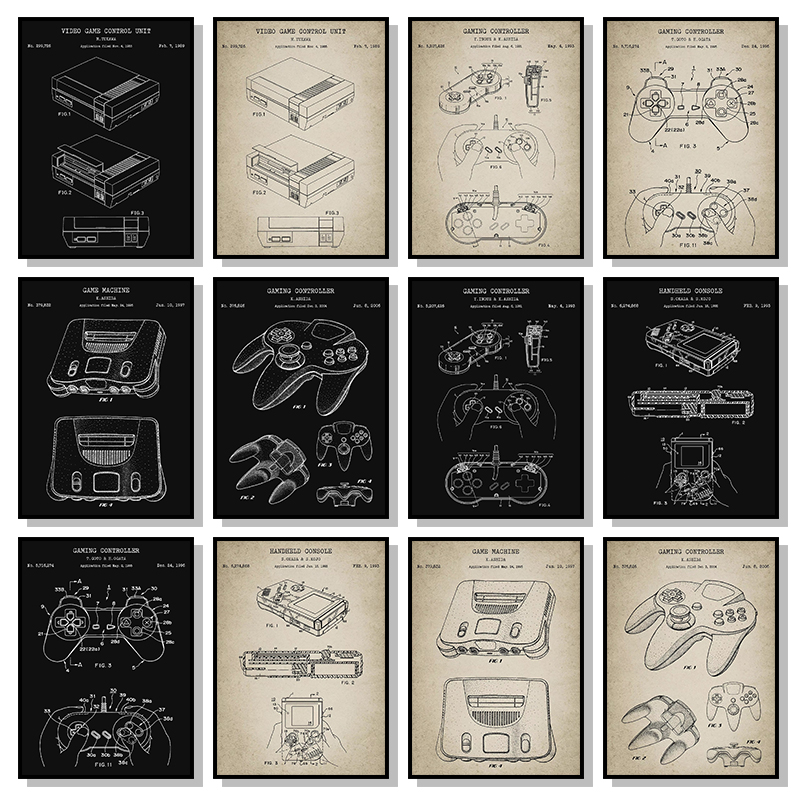 Vintage Game Console Blueprint - đánh giá và giá Gaming Console Tower