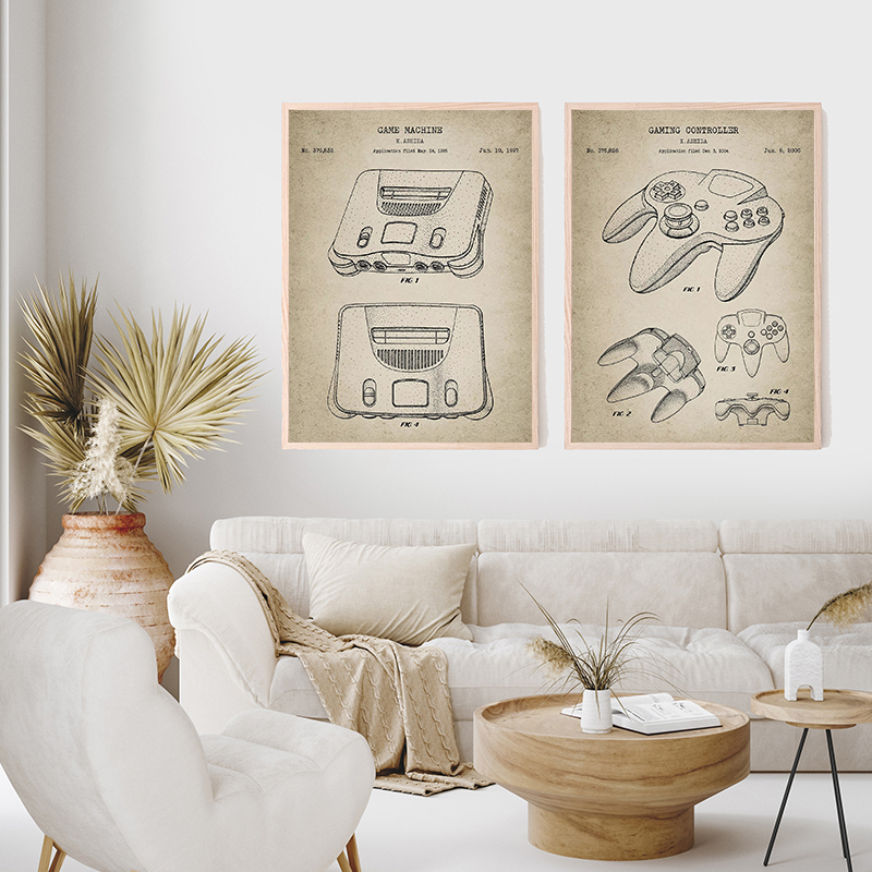Vintage Game Console Blueprint - đánh giá và giá Gaming Console Tower