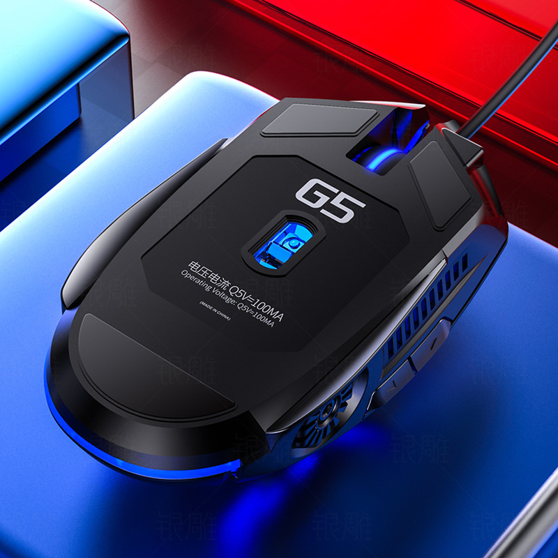 G5 Tắt Tiếng Chuột Có Đèn Nền  - đánh giá và giá Gaming Console G5
