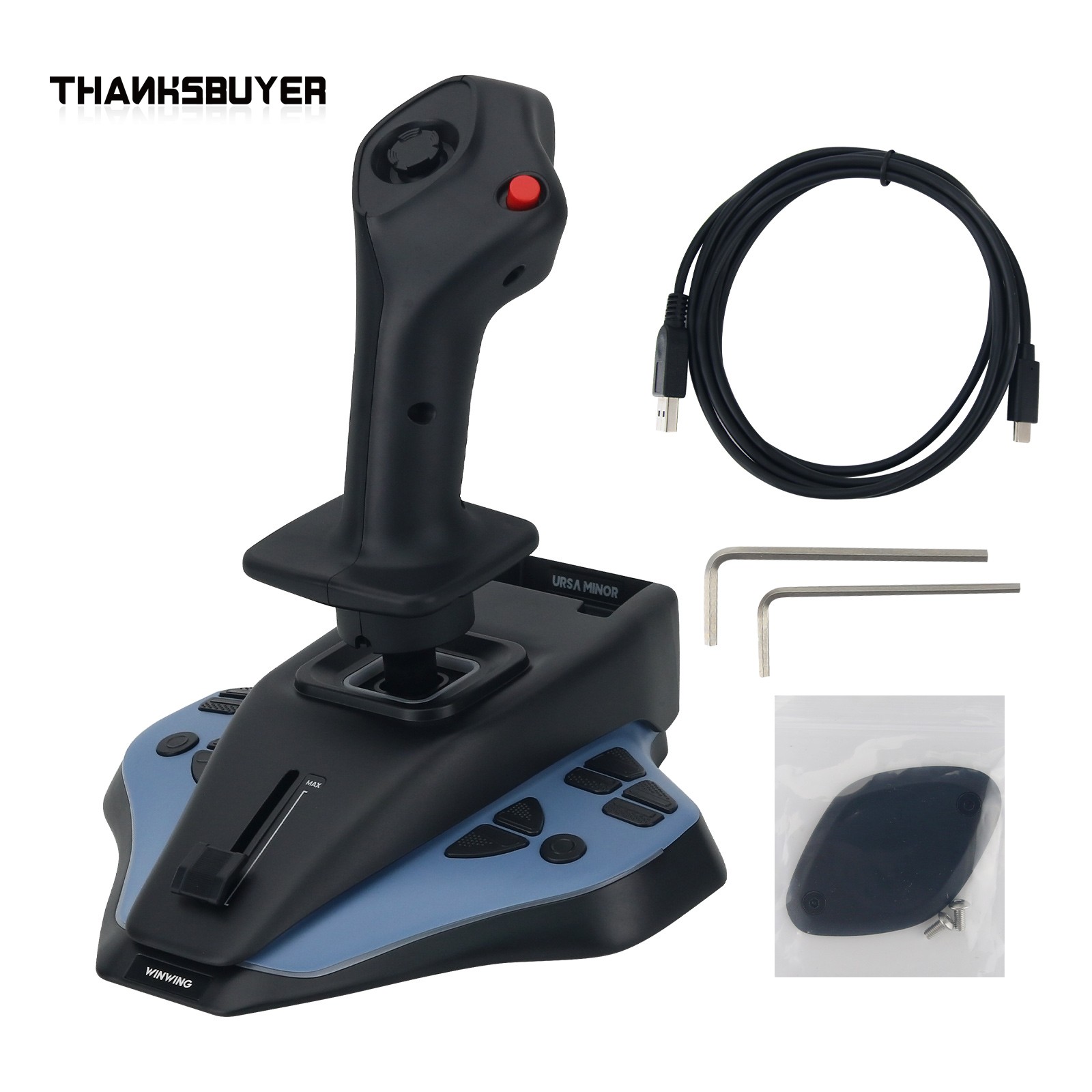 Simplayer URSA MINOR Airline J - đánh giá và giá Flight Joystick Sim