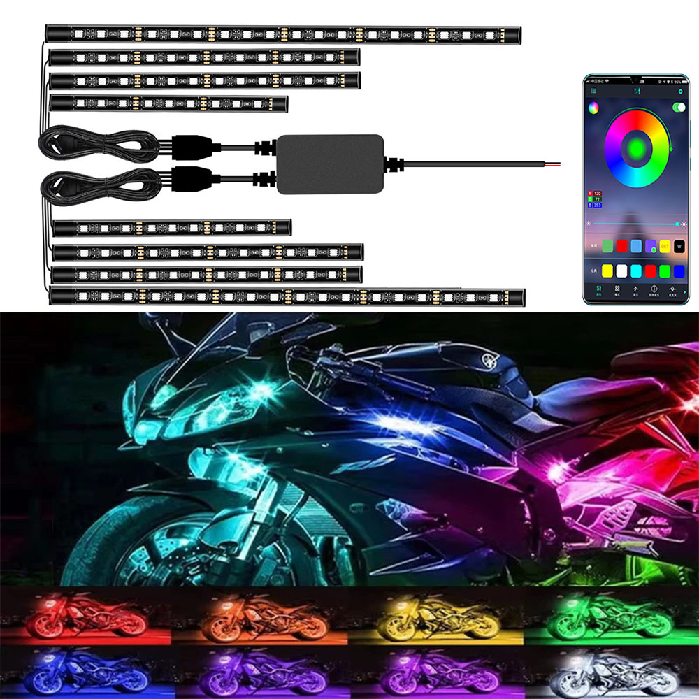 Motorcycle LED Decorative ligh - đánh giá và giá Led Gaming Light Strip