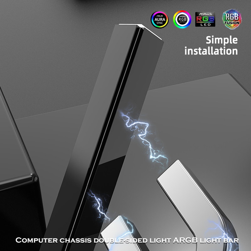 Desktop Computer Cabinet RGB L - đánh giá và giá Led Gaming Light Strip