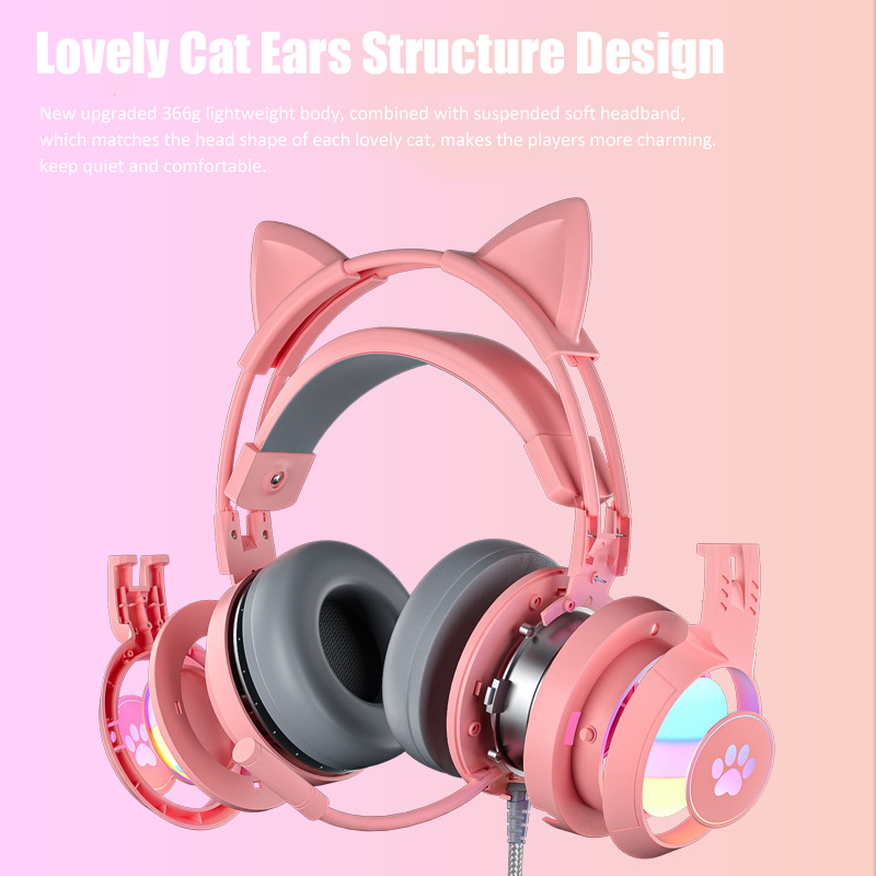 Cute Cat Ear Gaming Headphones - đánh giá và giá Gaming Console For Your Phone