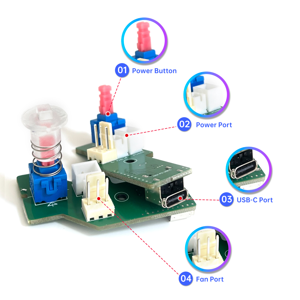 USB Type-C Power Adapter Kit F - đánh giá và giá Console Cooling Fan