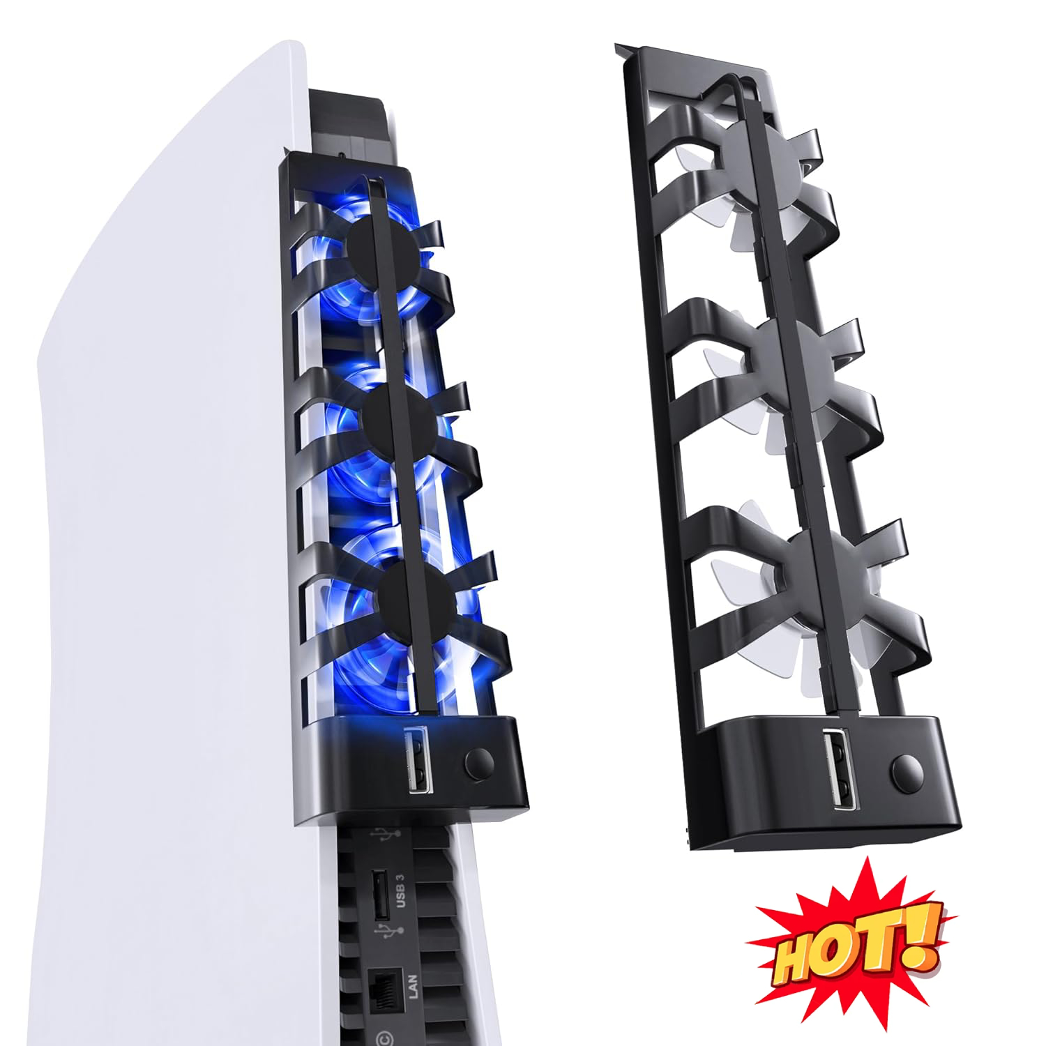 Cooling Fan for PlayStation 5  - đánh giá và giá Console Cooling Fan