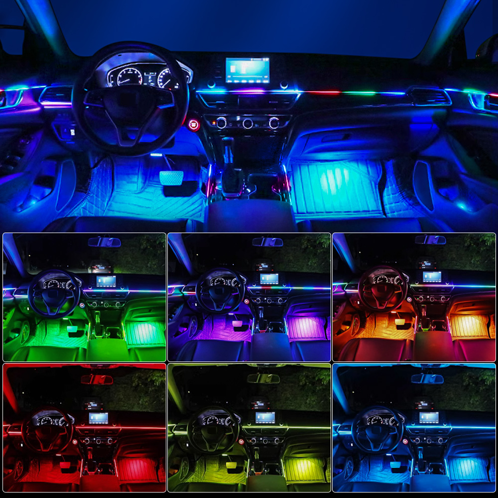Universal Led Car Ambient Ligh - đánh giá và giá Led Gaming Light Strip