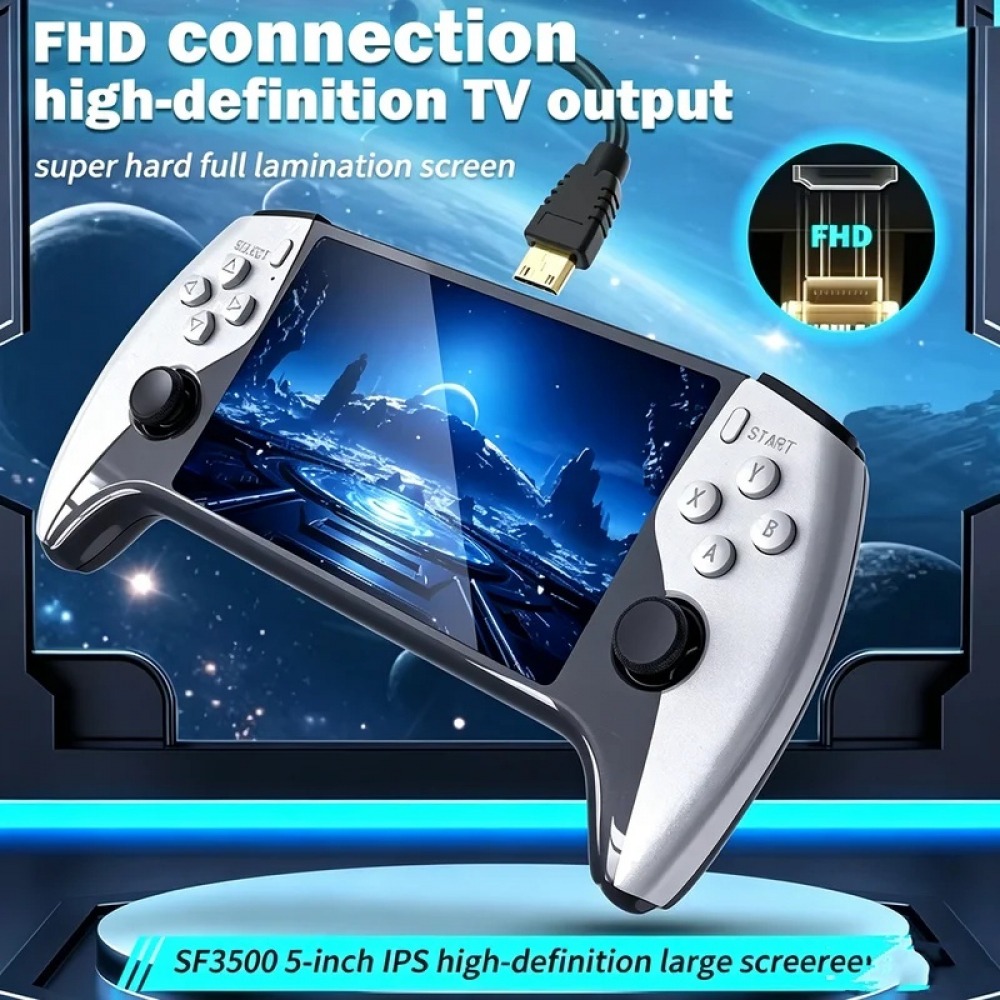 SF3500 5 inch Handheld Game Co - đánh giá và giá Gaming Console Retro