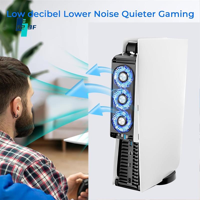 A23F-For PS5 Cooling Fan Quiet - đánh giá và giá Console Cooling Fan